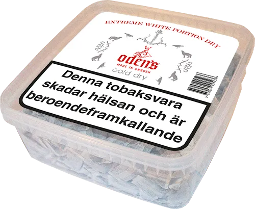 Снюс ODEN'S Cold Extreme White Dry 0,5 Box (шведский) Odens Cold Extreme White Dry 0,5 Box