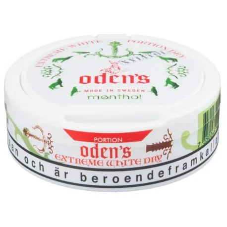 Снюс Oden's Menthol Xylitol Extreme White Dry (шведский) Снюс Oden's Menthol Xylitol Extreme White Dry (шведский)