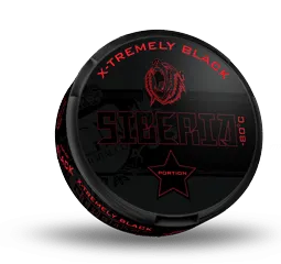 Снюс SIBERIA Black Portion (13г) (немецкий) снюс сибирь