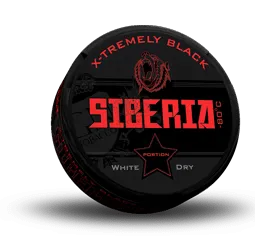 Снюс SIBERIA Black Portion (16г) (немецкий) снюс сибирь