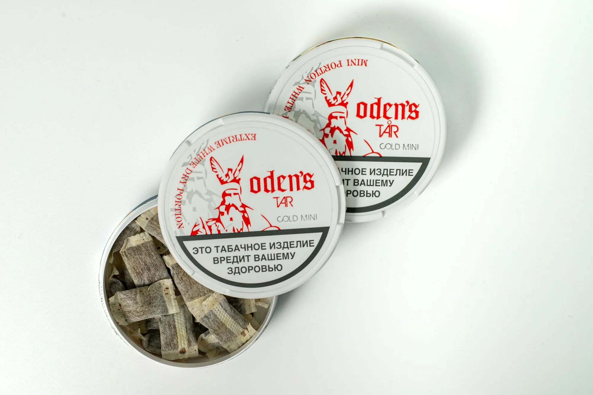 Акцизный жевательный табак ODEN’S TAR COLD DRY Mini (10 г.) снюс оденс