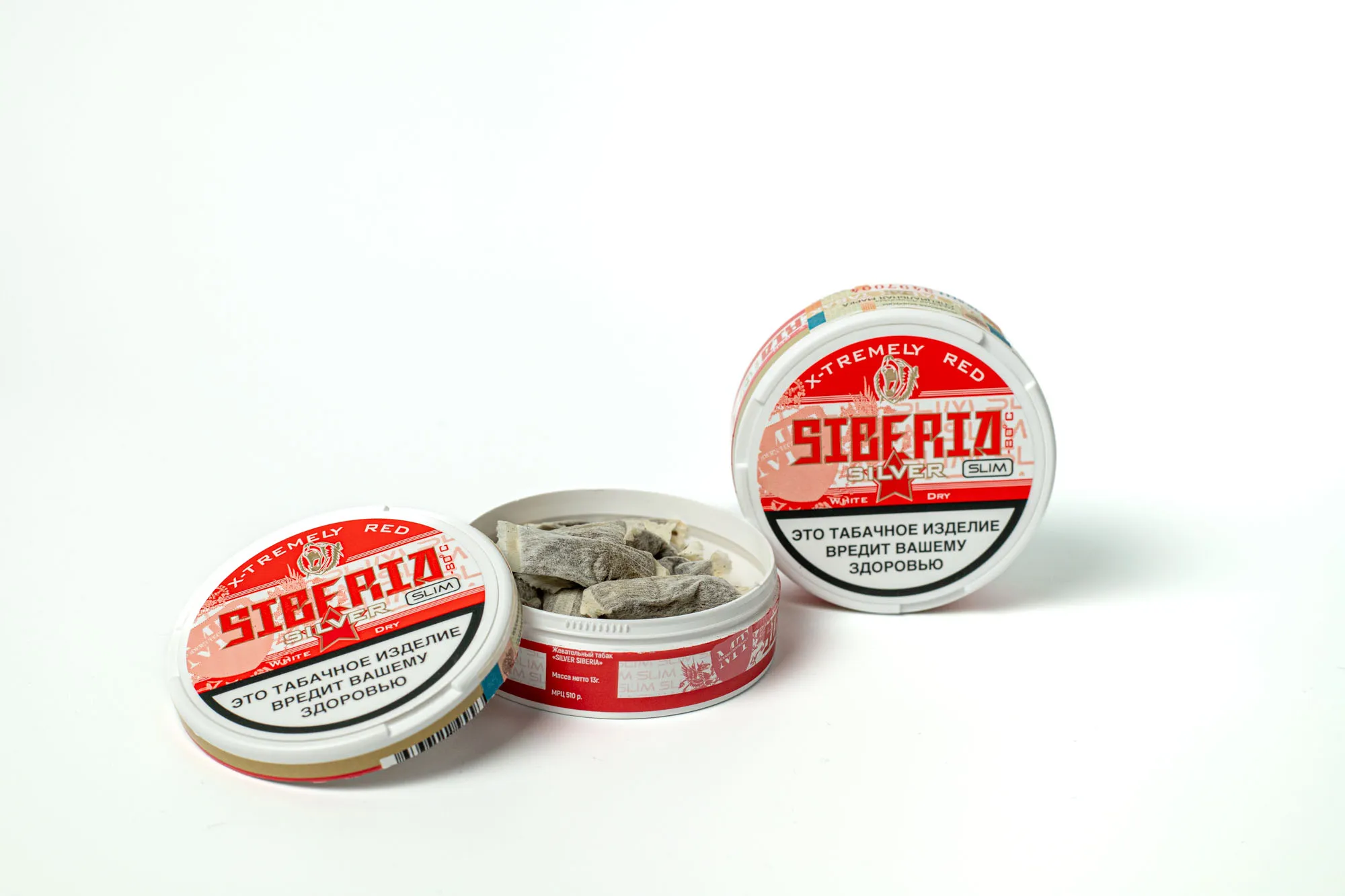 Акцизный жевательный табак SIBERIA SILVER WHITE DRY (13 г.) Акцизный жевательный табак SIBERIA SILVER WHITE DRY (13 г.)