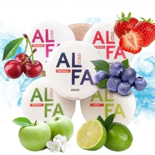 Жевательная смесь (снюс) ALFA Яблоко с корицей снюс альфа