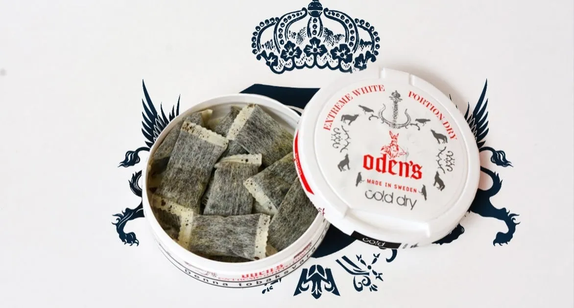 Снюс ODEN’S Cold Extreme White Dry 10г (шведский) снюс оденс