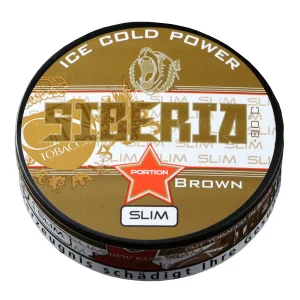 Снюс SIBERIA Brown Slim (немецкий) снюс сибирь