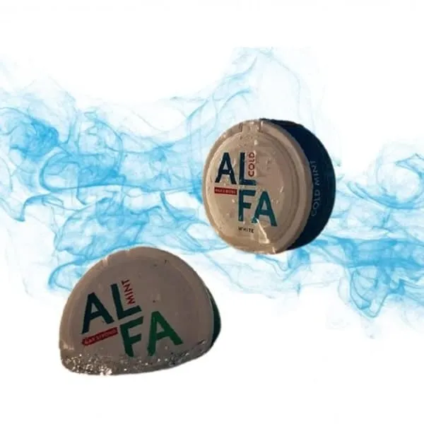 Жевательная смесь (снюс) ALFA мята снюс альфа