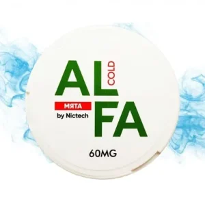 Жевательная смесь (снюс) ALFA мята снюс альфа
