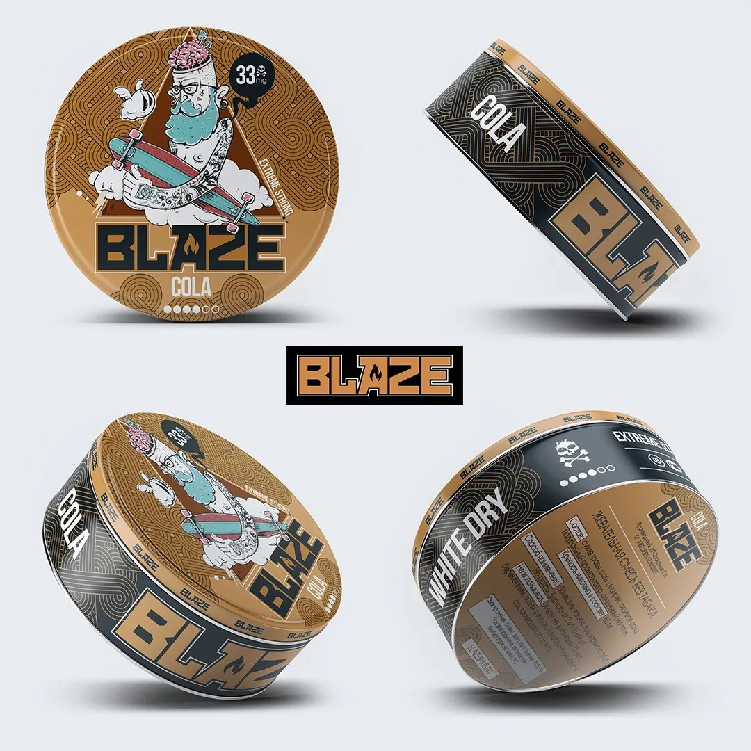 Жевательная смесь (снюс) Blaze Cola снюс BLAZE