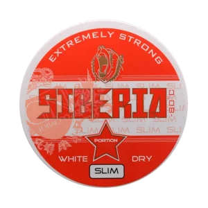 Снюс SIBERIA White Dry Slim (немецкий) снюс сибирь