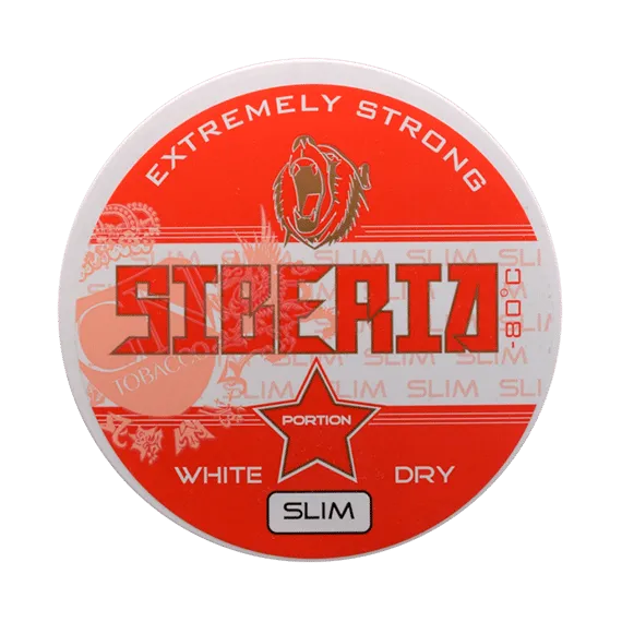 Снюс SIBERIA White Dry Slim (немецкий) снюс сибирь