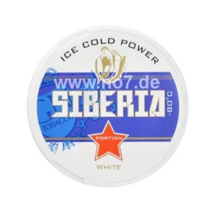 Снюс SIBERIA Blue White Portion (немецкий) снюс сибирь