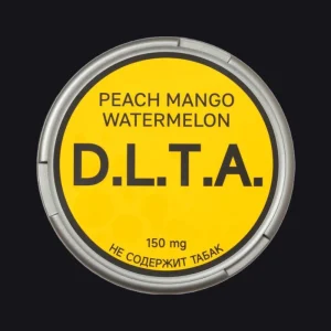 Снюс D.L.T.A. Adrenaline Berries (Адреналин Ягоды) Снюс D.L.T.A. Peach Mango Watermelon (Манго-Арбуз)