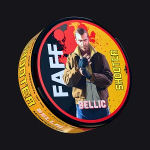 Снюс FAFF Shooter Stray (армеладные червячки «харибо») Снюс FAFF Shooter Bellic (Карамельный Кофе)